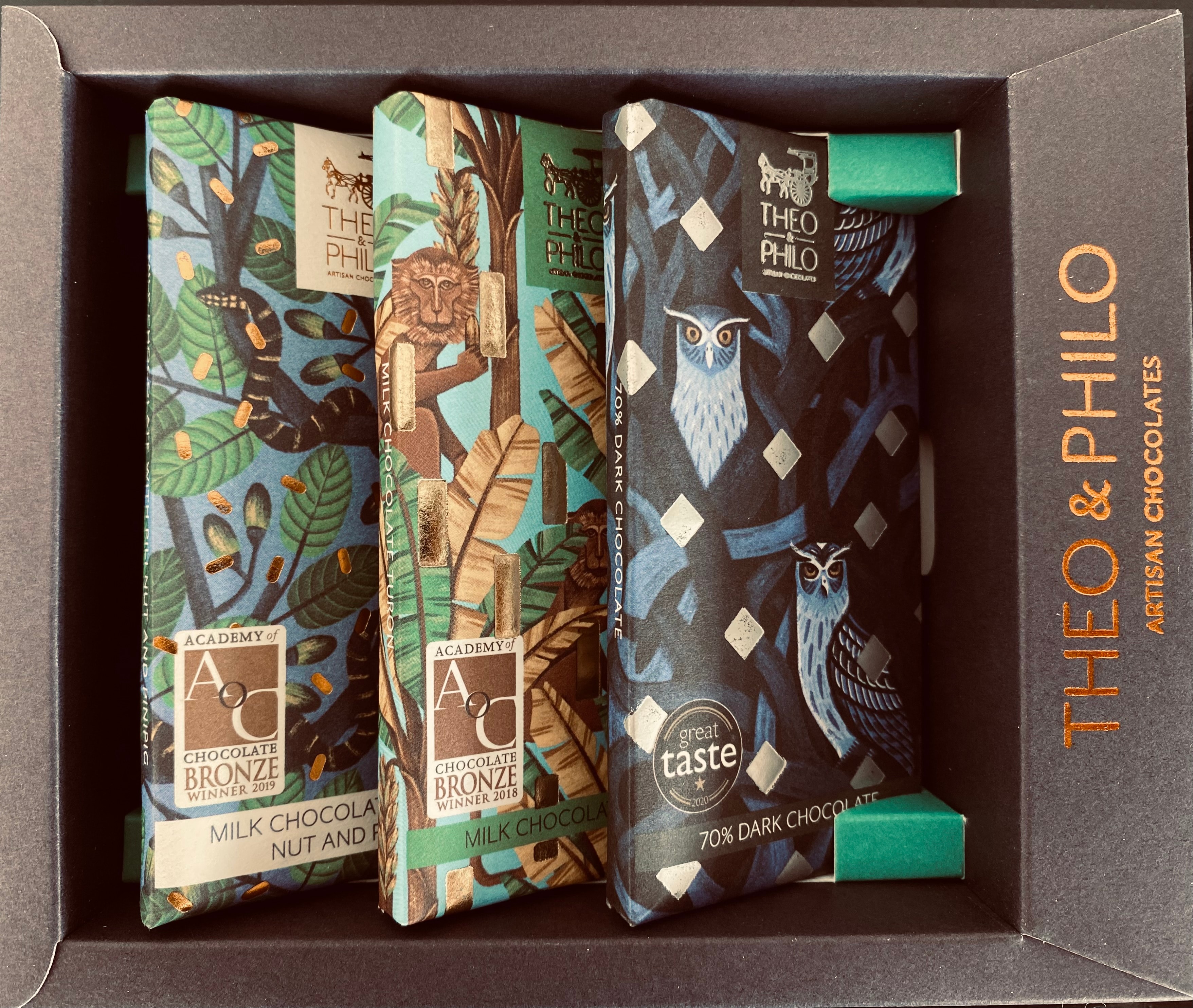 Three Bar Gift Collection — bars detail view